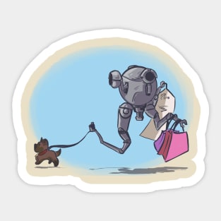 metal butler Sticker